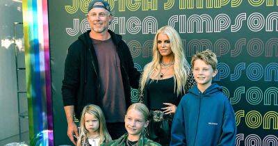 Jessica Simpson - Eric Johnson - Tina Simpson - Jessica Simpson’s Look-Alike Children Support Her at the Launch of Her New Fashion Collection: Photos - usmagazine.com - Los Angeles