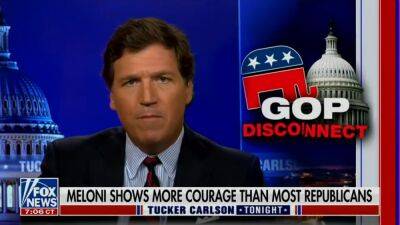 Tucker Carlson Suggests GOP Should Be Like Italy’s Fascist PM, Who He (Incorrectly) Says Isn’t Fascist (Video) - thewrap.com - Italy - Vatican