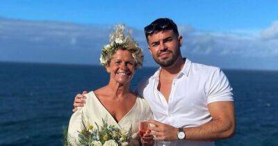 Mollie Salmon - George Tasker - Love Islander George's mum pic is every inch the boho bride in new wedding snap - ok.co.uk