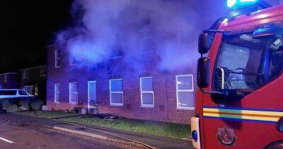 Police praise 'heroic' firefighters who saved a man's life after rescuing him from burning flat - www.manchestereveningnews.co.uk - Manchester - county Lane