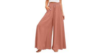 Sick of Jeans? Check Out These Flowy Palazzo Pants for Your Fall Wardrobe - www.usmagazine.com