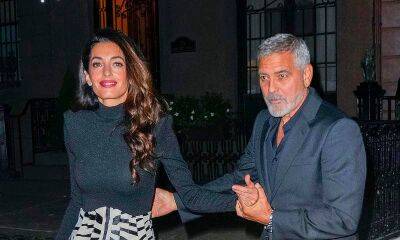 George Clooney - Julia Roberts - Amal Clooney - Gayle King - George & Amal Clooney look amazing as they celebrate their wedding anniversary - us.hola.com - London - New York - Italy