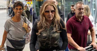 Carol Vorderman and Fatima Whitbread spotted returning from South Africa for I'm A Celeb - www.msn.com - Jordan - South Africa
