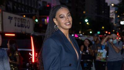 Solange Knowles Takes the Sexy Suiting Trend for a Spin - www.glamour.com - New York