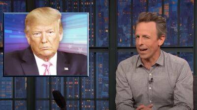 Seth Meyers Isn’t Sure Trump Should Testify to Jan. 6 Committee: Like ‘Putting a Chimpanzee in a School Play’ (Video) - thewrap.com
