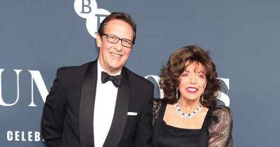 Joan Collins - Percy Gibson - Joan Collins oozes glamour at the Luminous Ball with beau Percy Gibson - msn.com - Britain - London