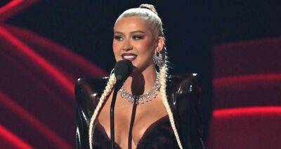 Christina Aguilera - Christina Aguilera Performs 'La Reina,' Honored with Spirit of Hope Award at Billboard Latin Music Awards 2022 - Watch! - justjared.com - Florida - city Coral Gables, state Florida