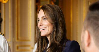 Kate Middleton - Windsor Castle - Royal Navy - Royal Family - Royal Highness - Williams - Kate Middleton beams as she embarks on first solo engagement as Princess of Wales - ok.co.uk - Scotland