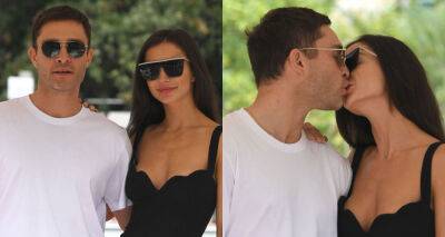 Ed Westwick & Girlfriend Amy Jackson Share a Kiss During Day Out in Italy - www.justjared.com - Italy - Saudi Arabia