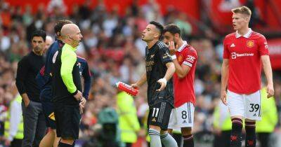 Gabriel Martinelli - Gary Neville - Christian Eriksen - Sky Sports - Paul Tierney - Martin Odegaard - 'It looked really soft' - Gary Neville responds to VAR controversy in Manchester United vs Arsenal - manchestereveningnews.co.uk - Brazil - Manchester