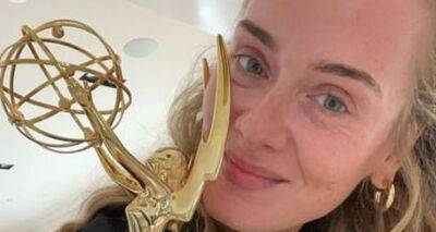 Adele I (I) - Adele Reacts to Winning Her First Emmy Award: 'I'm So So Honored to Receive This' - justjared.com