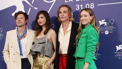 Florence Pugh - Harry Styles - Olivia Wilde - Denis Villeneuve - Chris Pine - Gemma Chan - Olivia Wilde Dodges Question About Feud With ‘Don’t Worry Darling’ Star Florence Pugh: ‘The Internet Feeds Itself’ - variety.com - Hungary - city Venice - city Budapest, Hungary