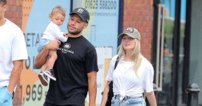 Perrie Edwards - Happy I (I) - Alex Oxlade-Chamberlain - Perrie Edwards and Alex coo over baby son Axel as they enjoy sweet family lunch - ok.co.uk