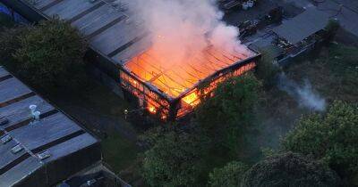 Emergency crews tackle major blaze at Alexandria industrial estate - dailyrecord.co.uk - Scotland - city Alexandria