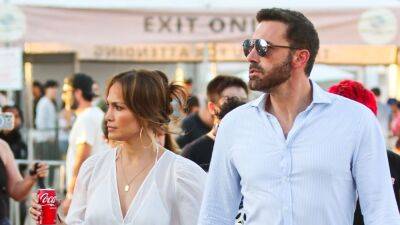Christian Dior - Jennifer Lopez Affleck Wore a Sheer White Dress With Unexpected Shoes in New Bennifer Pics - glamour.com - California - county Coke