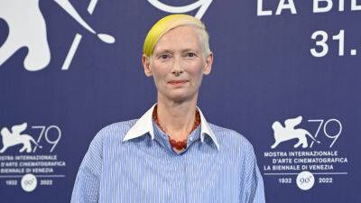 Joanna Hogg - Voice - Tilda Swinton Makes Political Statement at Venice Film Festival: ‘It’s My Honor to Wear Half of the Ukrainian Flag’ - variety.com - Ukraine - Russia