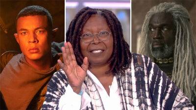 Lenny Henry - Halle Bailey - R.R.Tolkien - ‘The View’s Whoopi Goldberg Blasts ‘The Rings Of Power’ & ‘House Of The Dragon’ Trolls Over Racist Backlash - deadline.com