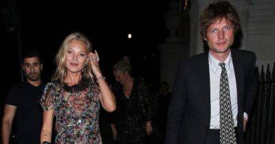 Gwyneth Paltrow - Kate Moss - Stella Maccartney - Courtney Love - Sadie Frost - Kate Moss parties with boyfriend, 35, and Lila's dad, 51, as they play happy families - ok.co.uk - London - city Bismarck