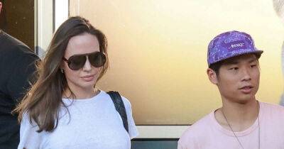 Brad Pitt - Angelina Jolie - saint Laurent - Angelina Jolie And Pax Dressed Similarly For A Low-Key Sunday Shopping Trip - msn.com