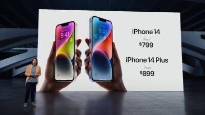 Apple Unveils iPhone 14, Rolling Out Bigger Screen Sizes and Upgraded Cameras - variety.com - Canada