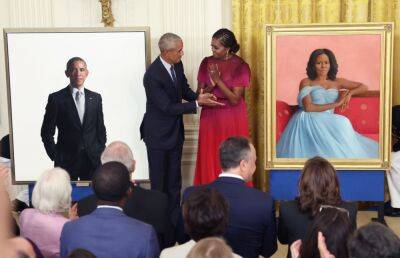 Michelle Obama Brings Crowd to Tears at White House Unveiling of Her and Barack Obama’s Portraits - thewrap.com