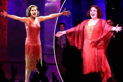 Lea Michele - Beanie Feldstein - Fanny Brice - Tiktok - Fans call out Lea Michele’s sexier ‘Funny Girl’ costumes in viral video - nypost.com