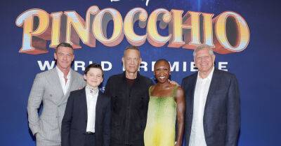 Tom Hanks, Cynthia Erivo, & Luke Evans Attend 'Pinocchio' Red Carpet Premiere Ahead of Disney+ Debut - www.justjared.com - city Burbank