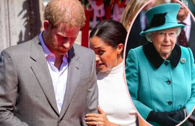 Prince Harry & Meghan Markle Pay Tribute To Queen Elizabeth With Silent Statement - perezhilton.com
