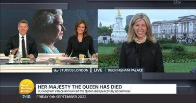 ITV GMB's Kate Garraway told not to 'cackle' and 'wake Queen' during Buckingham Palace broadcast - www.dailyrecord.co.uk - Britain