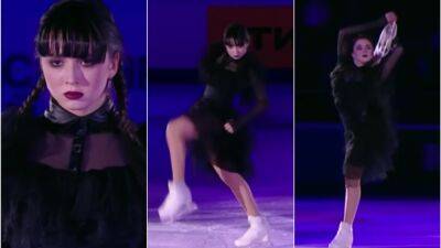 Figure Skater Kamila Valieva Performed Jenna Ortega's Viral 'Wednesday' Dance on Ice—Watch the Video - www.glamour.com - Russia