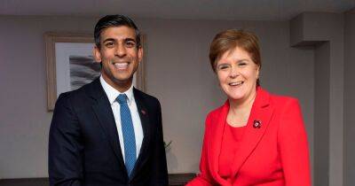 Rishi Sunak to meet Nicola Sturgeon for talks in Scotland - www.dailyrecord.co.uk - Britain - Scotland - Ireland