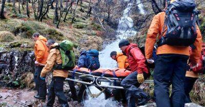 Hiker rushed to hospital with ankle injury following rescue mission near Fort William - www.dailyrecord.co.uk - Scotland - county Highlands