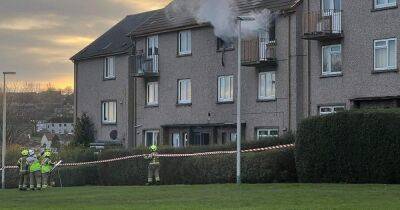 Fire rips through top floor flat in Fife - www.dailyrecord.co.uk - Britain - Scotland - Beyond
