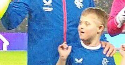 Rangers-daft schoolboy with Down's syndrome ditched wheelchair to lead club out - www.dailyrecord.co.uk - Scotland - Beyond