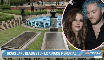 Lisa Marie Presley Officially Laid To Rest At Graceland Next To Benjamin Keough: REPORT - perezhilton.com - USA - Tennessee - city Memphis, state Tennessee