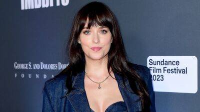 Dakota Johnson Just Took the All-Denim Outfit to a New Level—See Pics - www.glamour.com - Taylor - county Russell - county Dakota