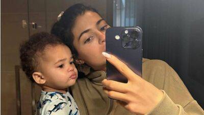 Kylie Jenner Finally Revealed Her 11-Month-Old Son's Name and Face With New Photos—See Pics - www.glamour.com - county Storey