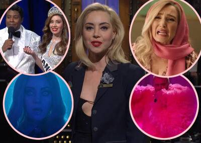 Aubrey Plaza Reunites With Parks And Recreation Co-Star Amy Poehler During SNL Hosting Debut -- Highlights HERE! - perezhilton.com - New York - George - county Eagle - state Delaware - Philadelphia - city Santos, county George