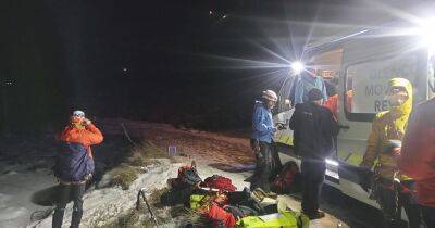 Injured climber rescued by emergency crews after falling from Scots mountain - www.dailyrecord.co.uk - Scotland - county Highlands