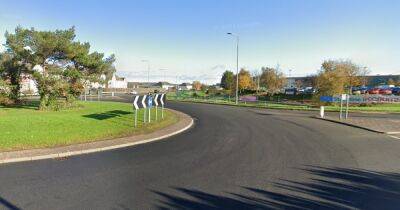Cyclist rushed to hospital after crash with car at Scots roundabout - www.dailyrecord.co.uk - Scotland - Beyond