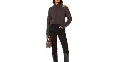 Switch Up Your Sweater Style With This Chic Cutout Turtleneck - www.usmagazine.com