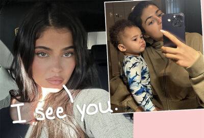 Kylie Jenner Reacts To Fan Video Trolling Her Son Aire Webster's Name! - perezhilton.com