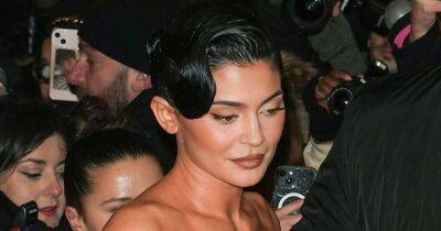 Kylie Jenner Delivers Drama in Corset Gown and Retro Updo at Jean Paul Gaultier Show: Photos - www.usmagazine.com - Paris - California