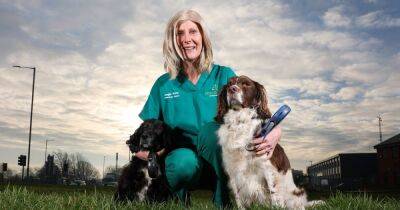 Dog saves nurse's life after headbutting her in chest at vet's to reveal hidden cancer - www.dailyrecord.co.uk