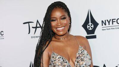 Keke Palmer Elevated Her Maternity-Style Game in a Sparkling Cutout Gown—See Pics - www.glamour.com - New York - New York - Jordan - city Downtown