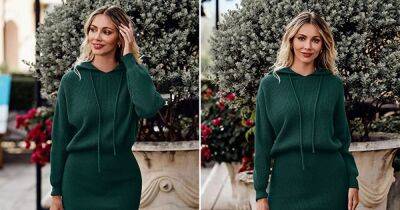 This Flattering Hoodie Dress Is What Winter Fashion Dreams Are Made Of - www.usmagazine.com