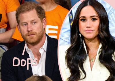 Prince Harry 'Snapped' At Meghan Markle During Explosive Fight: 'Sloppily Angry' - perezhilton.com