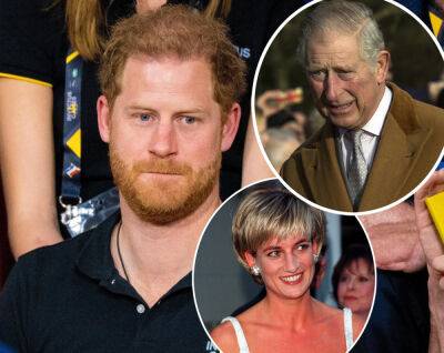 King Charles 'Didn't Hug' Prince Harry After Princess Diana's Death - perezhilton.com - Paris - county Charles