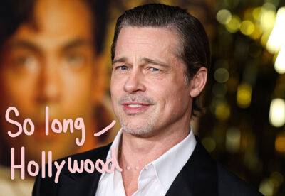 Brad Pitt Reportedly Stepping Back From Hollywood After Selling Production Company! - perezhilton.com - France - Hollywood