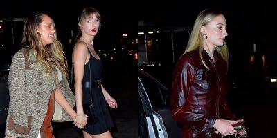 Taylor Swift, Sophie Turner, & Blake Lively Get Dinner With Friends on Saturday Night in New York City! - www.justjared.com - New York - Kansas City